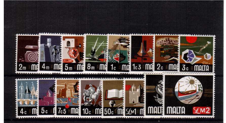 A fine mounted mint set of sixteen.