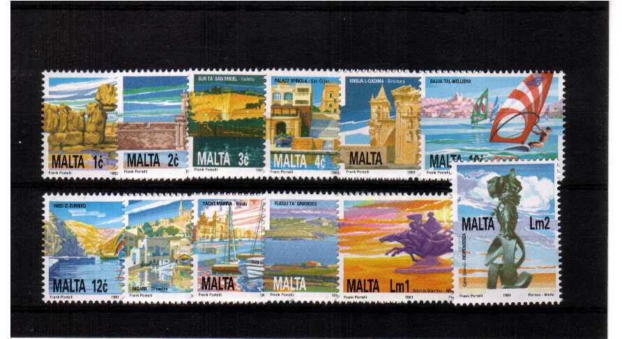 superb unmounted mint set of twelve