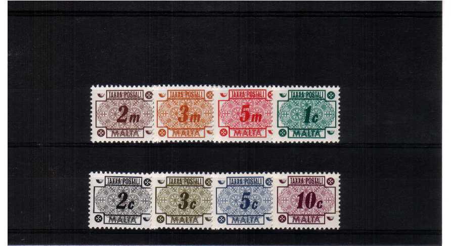 A superb unmounted mint set of eight